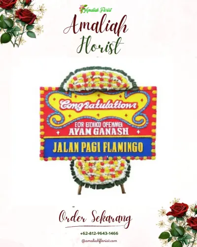 Bunga Papan Congratulation di Gempol
